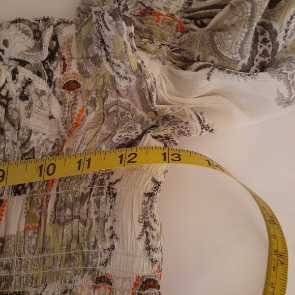 All Saint Lara Makutu Smocke Blouse - Picture 12 of 16